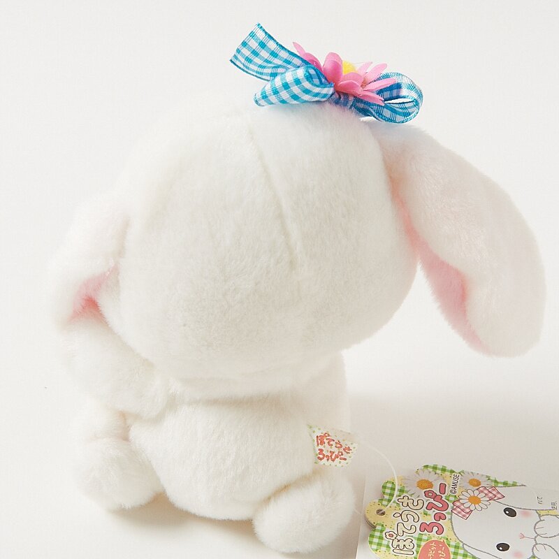  blossom posy bunny L廃盤うさぎぬいぐるみ Peppermint Rose Candy Blossom Pink Bunny Lollipop Posey Plush