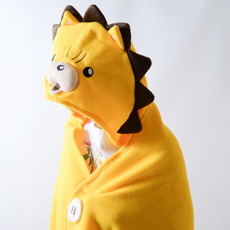 MASCOT PLUSH BLANKET HOODIE