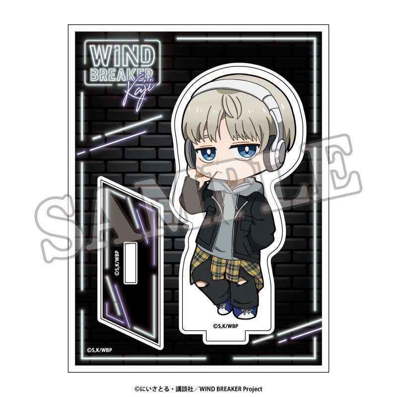 Wind Breaker Acrylic Stand Mini Character Street Ver