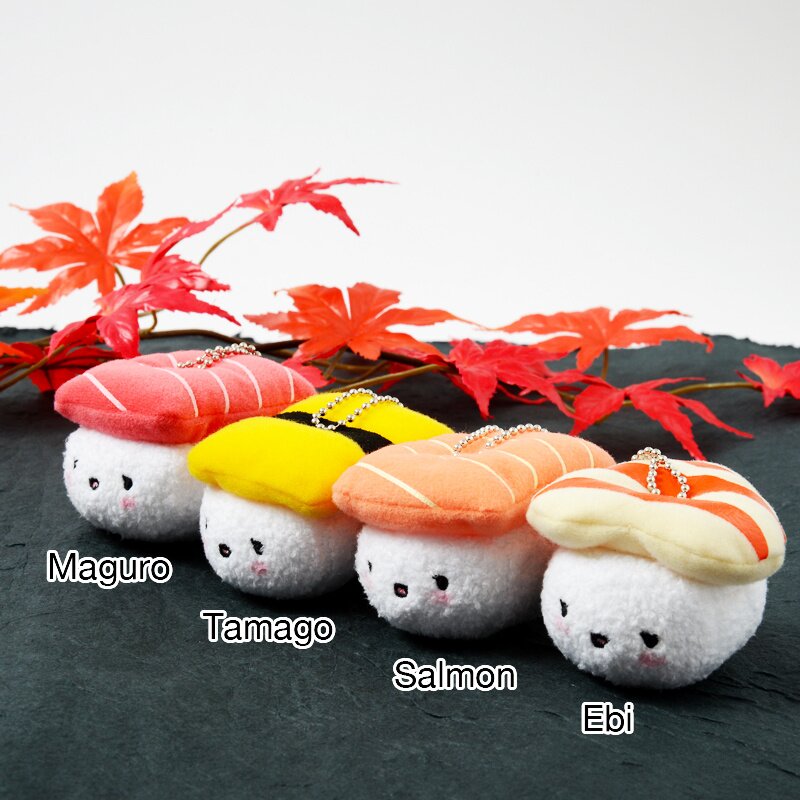 Kawaii Japanese Anime Stuffed Plush Doll Toy Cute Ebi Shrimp Sushi