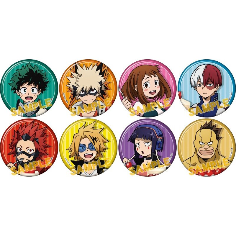 My Hero Academia] Character Badge Collection Chibi Chara B (Set of 8)  (Anime Toy) - HobbySearch Anime Goods Store