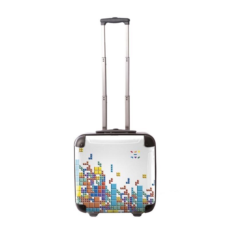 Tetris Art Suitcase & Rucksack Collection: Block (White) - Tokyo Otaku Mode  (TOM)