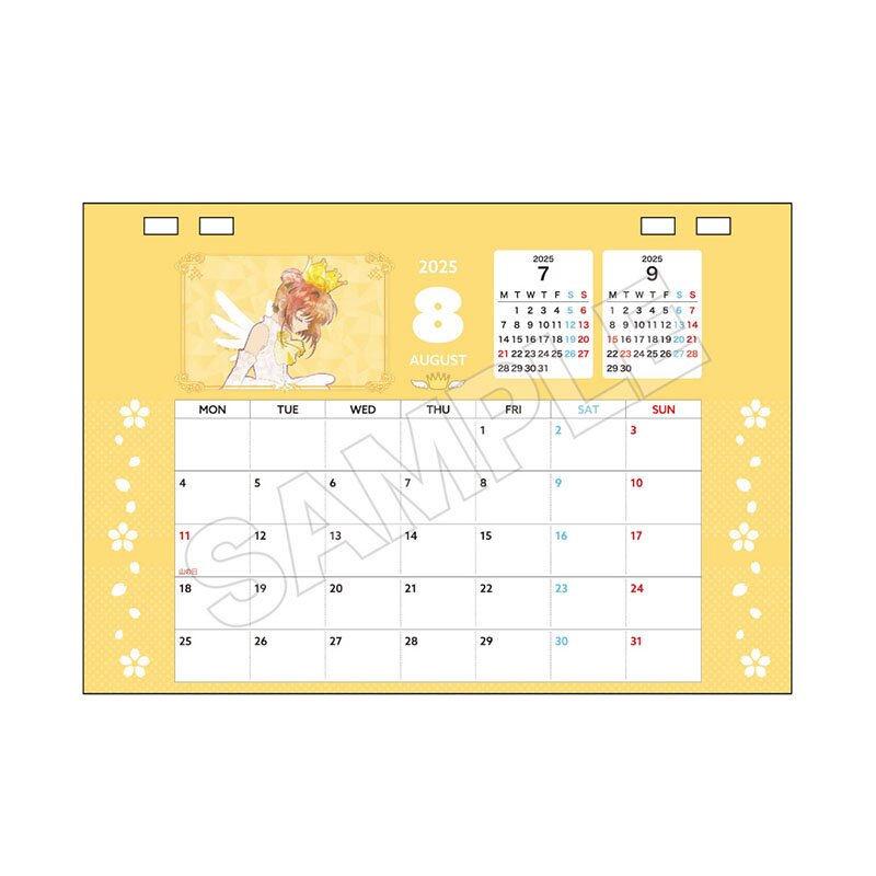 Cardcaptor Sakura Jewel Flash Desktop Calendar 2025 - Tokyo