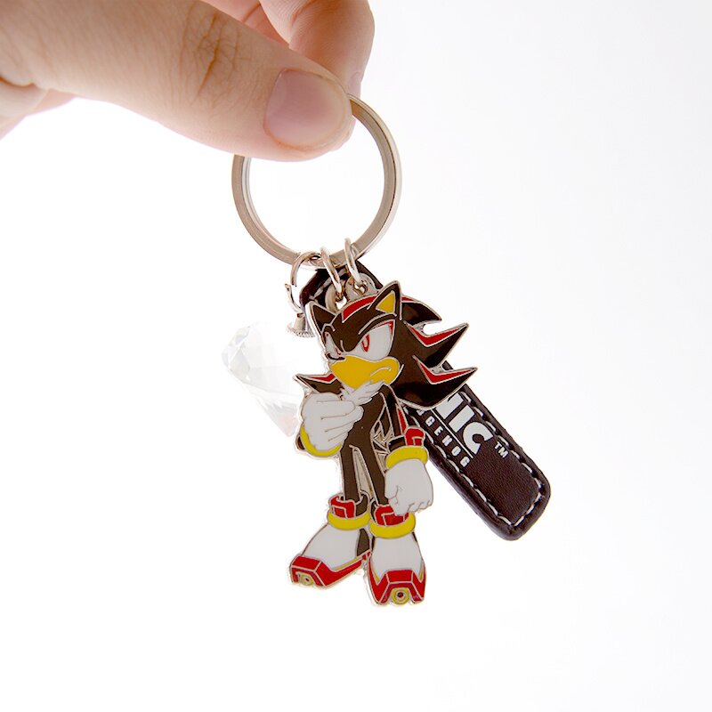 Key Chain: Sonic X - Metal - Group Shadow Rouge Sonic