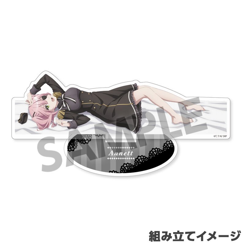 Anime Stand Spy Kyoushitsu Sara Tbea Acrylic Figure Display