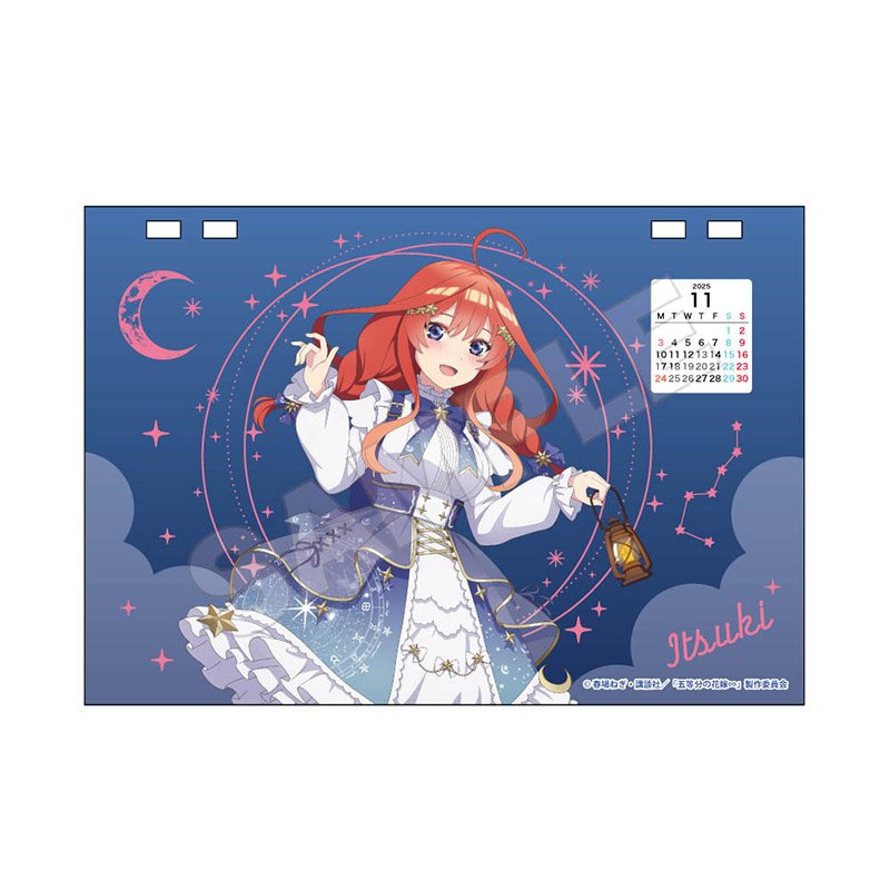 The Quintessential Quintuplets Specials Desktop Calendar 2025