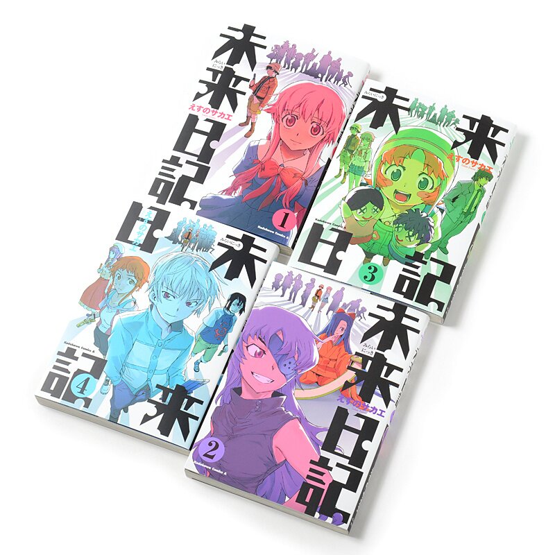 Future Diary Mirai Nikki Official Guide Art Book Japan Anime Illustrations