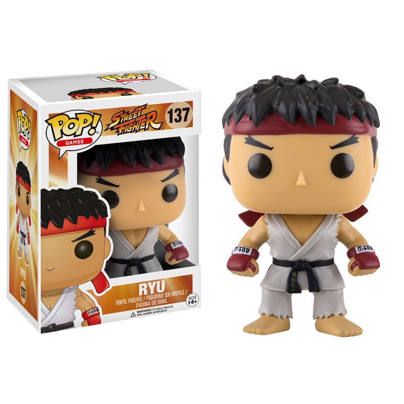 Funko POP! ファンコ ストリートファイター リュウ Amazon.com: Funko Street Fighter Ryu Pop Games Figure : Toys