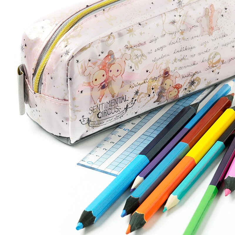 Japan San-X Sentimental Circus Slim Pencil Case Pen Pouch (New Moon)
