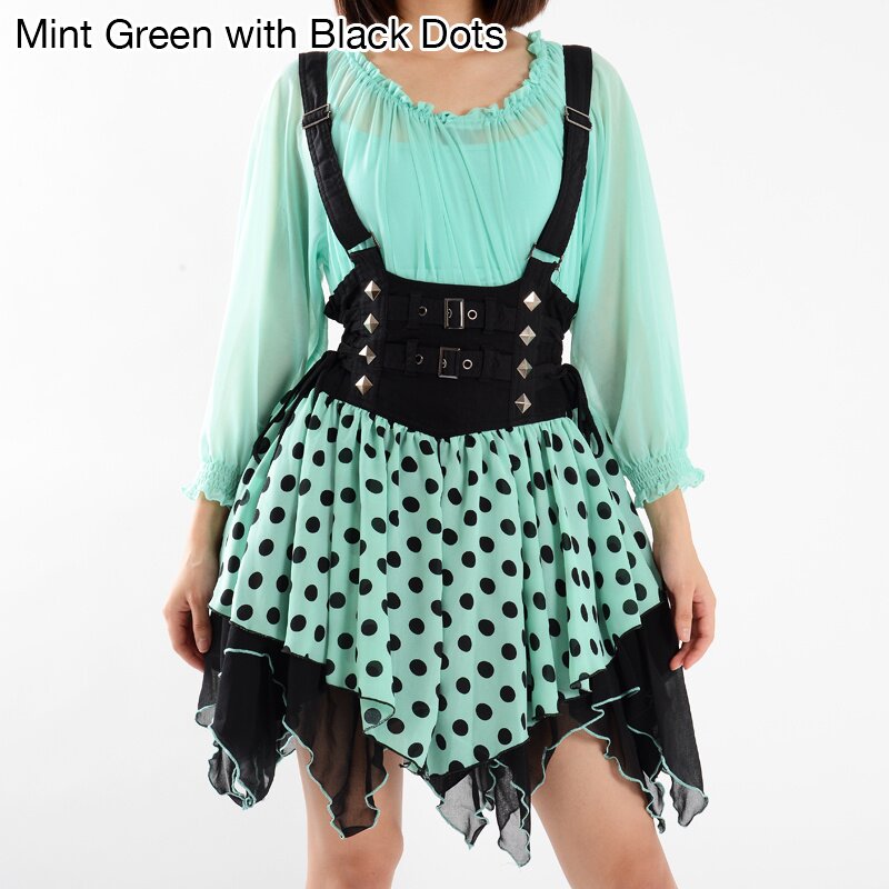 Corset skirt 2025 with suspenders