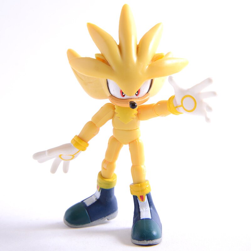 Boneco Sonic o Oriço Super Flexível - Sunny - ARMARINHOS 3 PATETAS