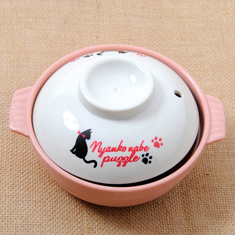 Cute Animal Knob Ceramic Cookware