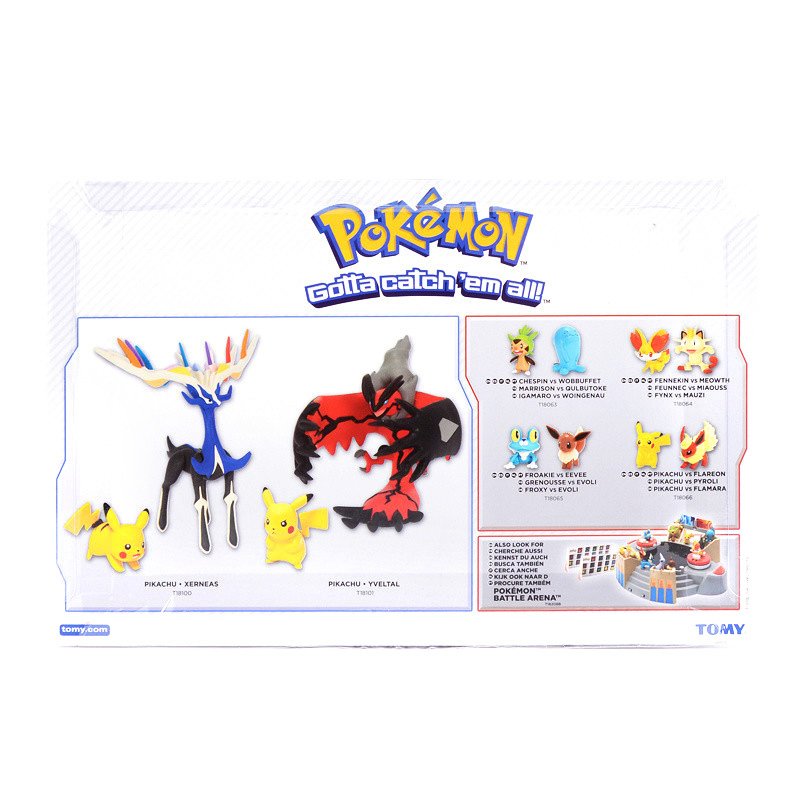 Pikachu & Yveltal Details about   Pokemon XY Legendary 2 Pack Brand new TOMY 