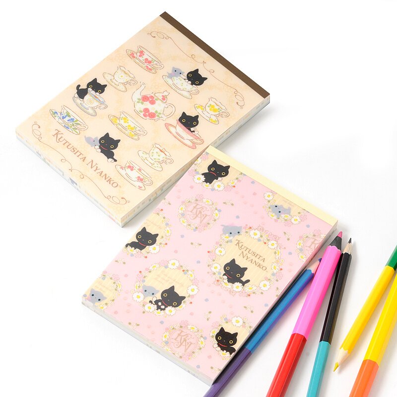 Kutusita Nyanko English Garden Memo Pads: San-X - Tokyo Otaku Mode