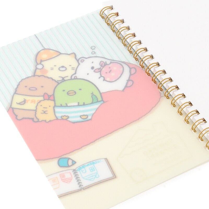 Sumikko Gurashi & Rilakkuma Spiral Notebook - Kawaii Pen Shop - Cutsy World