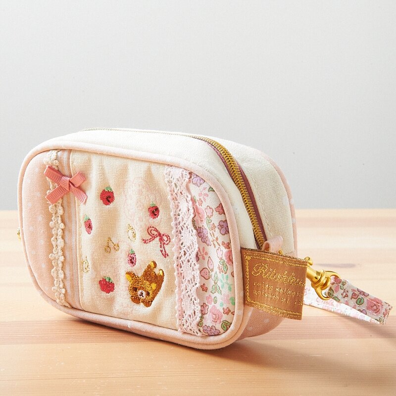Rilakkuma Pink Cotton Life Mobile Pouch - Tokyo Otaku Mode (TOM)