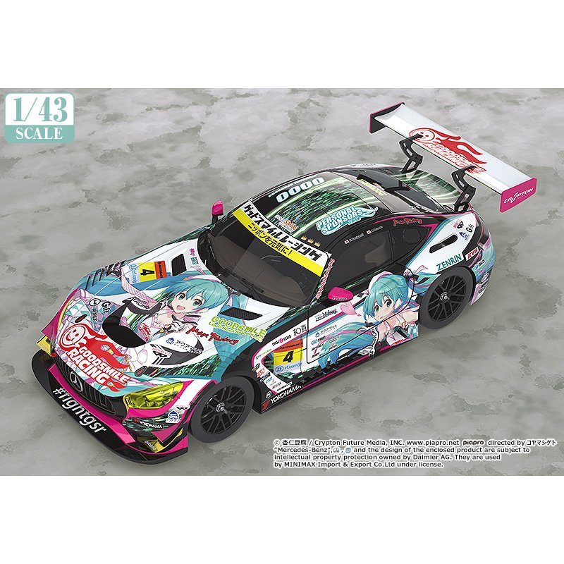 Good Smile 1/43 Scale [Hatsune Miku] AMG: 2019 Ver.: Good Smile
