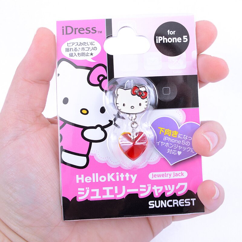 Hello Kitty Jewelry Jack一体型アクセサリー Hello Kitty Jewelry Earphone Jack Accessory: Sanrio - Tokyo Otaku