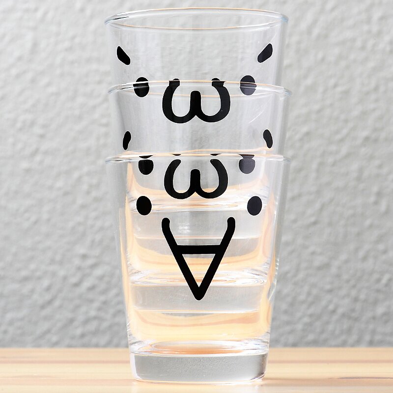 16oz Glass Tumbler / Anime / Manga / Kawaii / Cute / Glass Cup