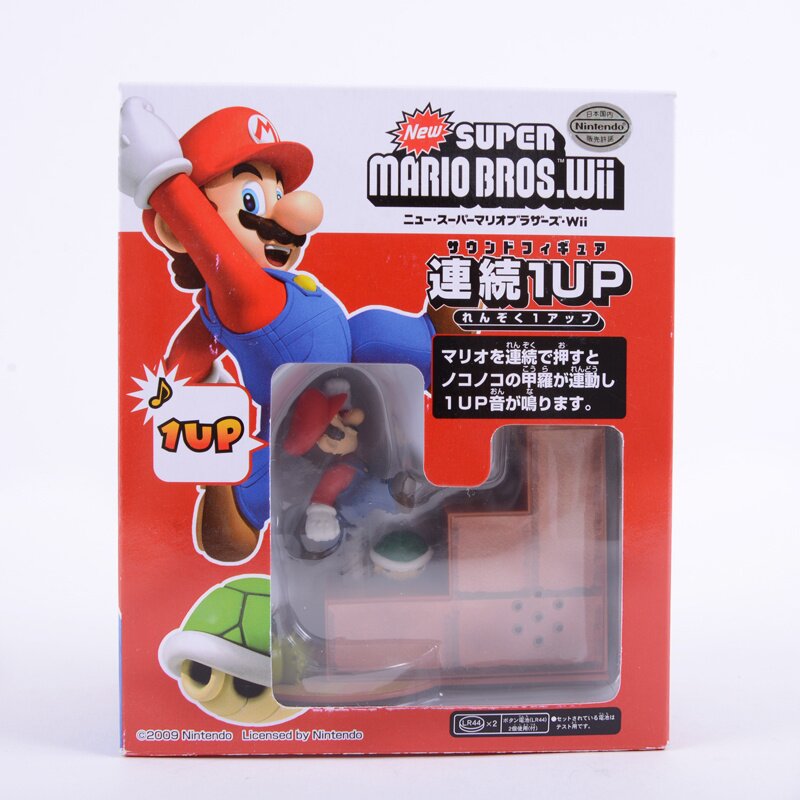 Action Mario 1-Up Figure  New Super Mario Bros. Wii - Tokyo Otaku