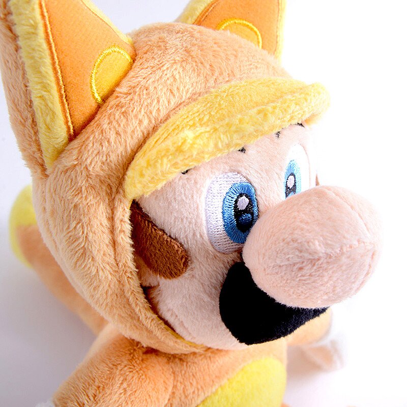 Peluche Luigi Fox Small Size Plush Kitsune Super Mario 3D Land Japan BRAND  NEW