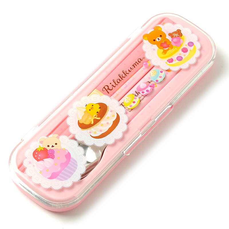 Rilakkuma Lunch Market Trio Utensil Set - Tokyo Otaku Mode (TOM)