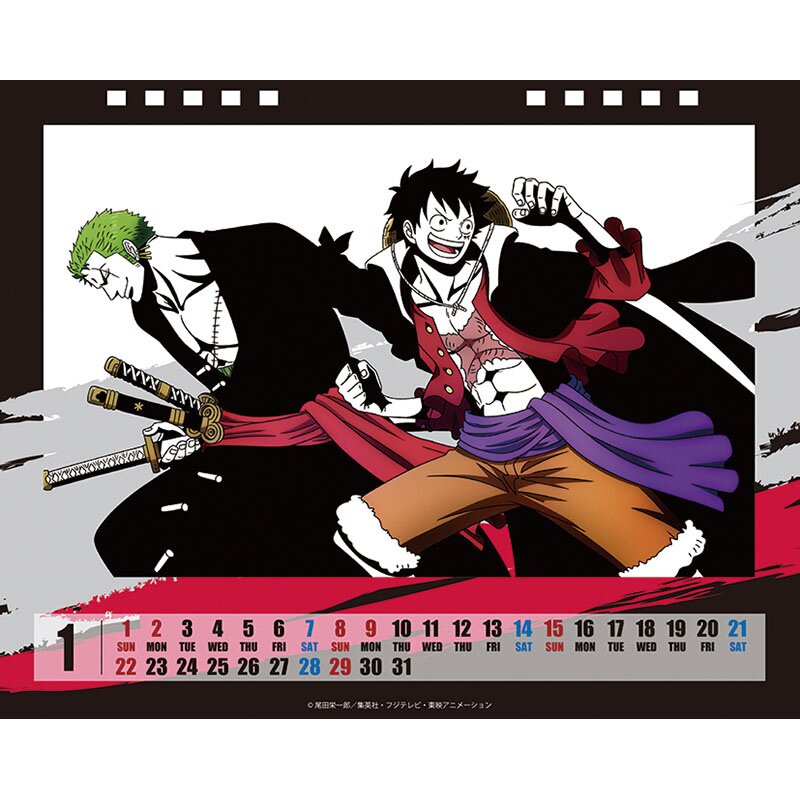 Calendar 2023 One Piece Anime