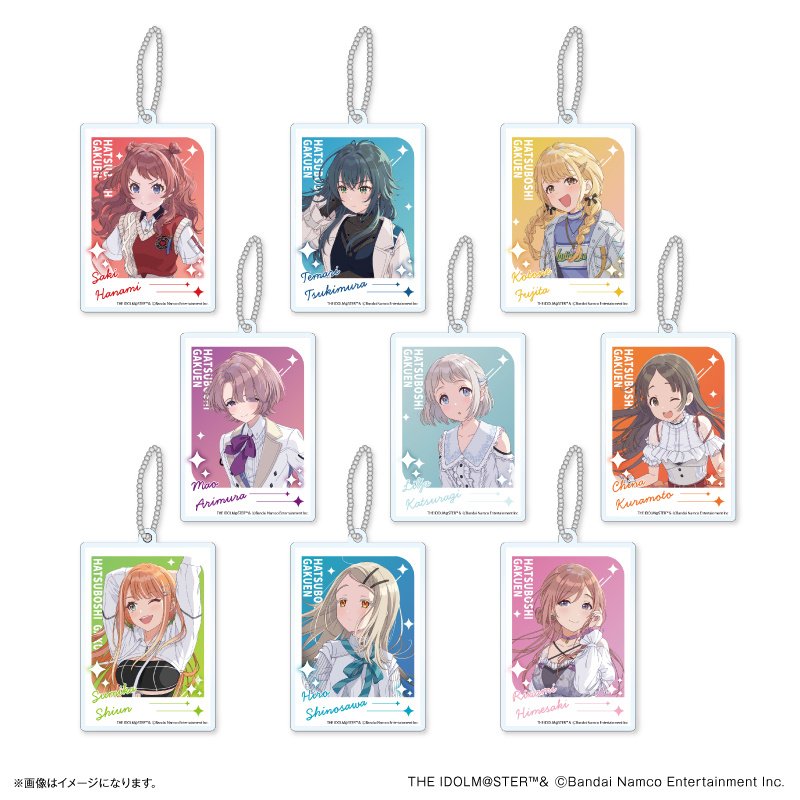 Gakuen Idolm@ster Double-Layered Acrylic Keychain: Culture