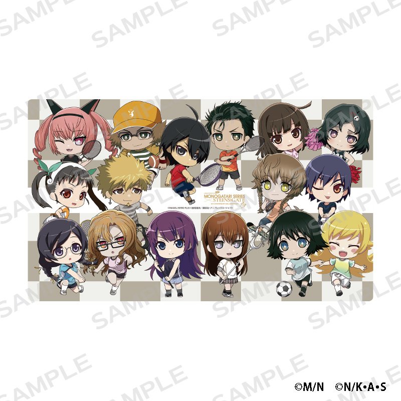 Bakemonogatari x Steins;Gate Desk Mat - Tokyo Otaku Mode (TOM)