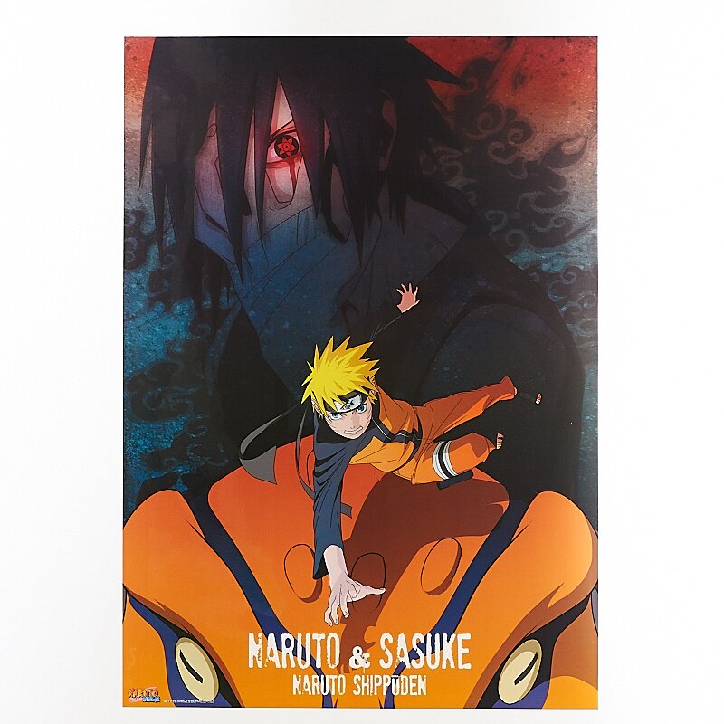 Naruto Vs Sasuke Shippuden Final Battle Anime Poster