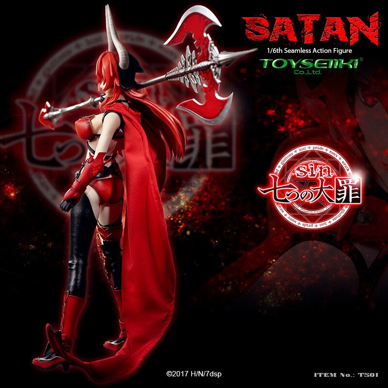 [Seven Mortal Sins] Satan 1/6 Scale Seamless Action Figure - Tokyo