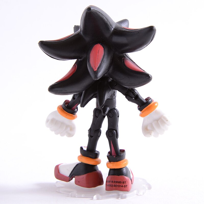 Sonic the Hedgehog - Shadow with Gold Rings 4 Action Figure