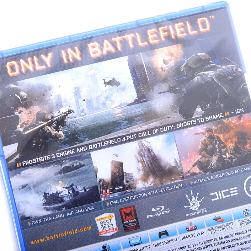 Battlefield 4 PS4 Back cover