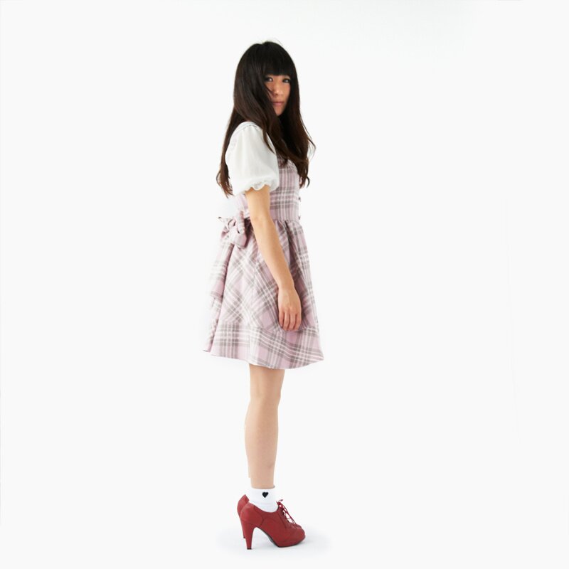 LIZ LISA Checkered Pinafore Dress - Tokyo Otaku Mode (TOM)