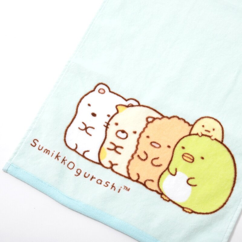 JAPAN Sumikko Gurashi Shirokumo Wht Loop Towel Face Hand Towel