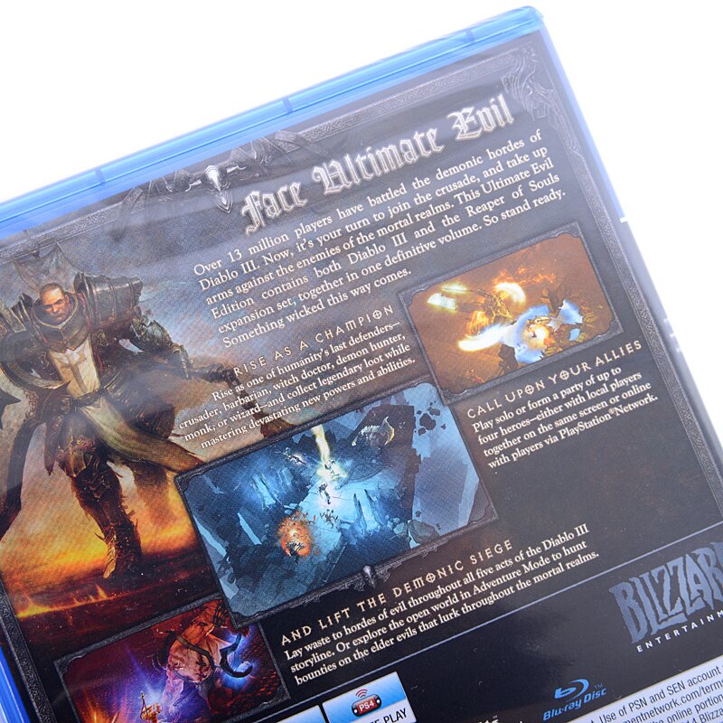  Diablo III 3 Reaper of Souls Ultimate Evil Edition PS4