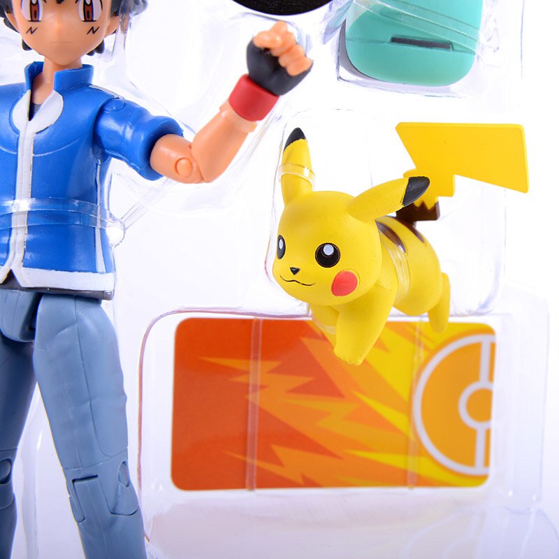 Tomy Pokemon XY Ash and Pikachu Pokémon trainer Action Figure