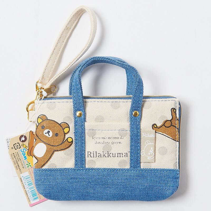 Rilakkuma Denim Dot Smartphone Pouch Tokyo Otaku Mode (TOM)