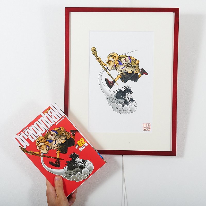 Akira Toriyama Reproduction Art Print - Dragon Ball: The Complete