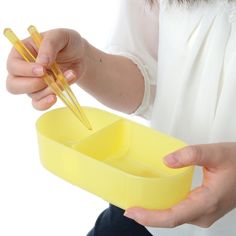 Rilakkuma Two-Tier Lunch Box with Chopsticks - Tokyo Otaku Mode (TOM)