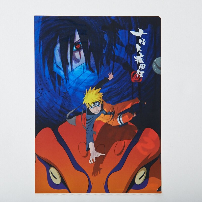 Naruto A4 Clear File Folder Shippuden 4th Fourth Hokage Minato Namikaze &  Naruto