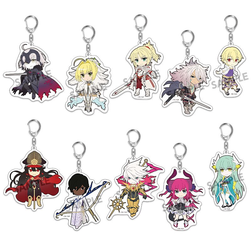 Pikuriru! Fate/Grand Order Trading Keychain Vol. 3: Type-Moon