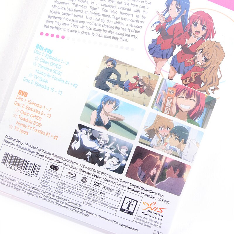 Toradora! Standard Edition (Blu-ray & DVD Combo) - Tokyo Otaku Mode (TOM)