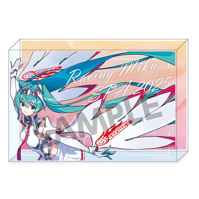 Racing Miku SPA 2025 Ver. Acrylic Block 83% OFF - Tokyo Otaku Mode