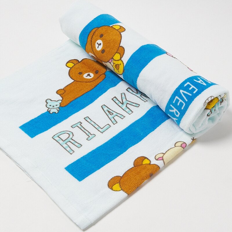 Rilakkuma Striped Bath Towel Tokyo Otaku Mode (TOM)