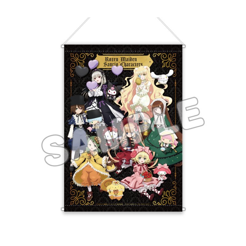 Rozen Maiden x Sanrio Characters B3 Tapestry Group: Sanrio - Tokyo