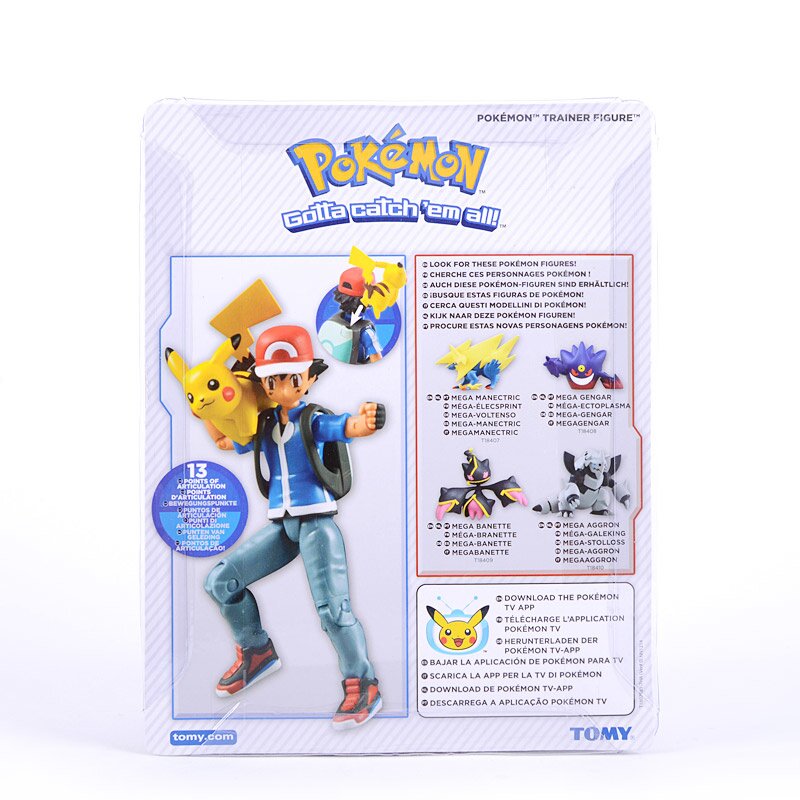 pokemon XY trainer figure: Ash and Pikachu