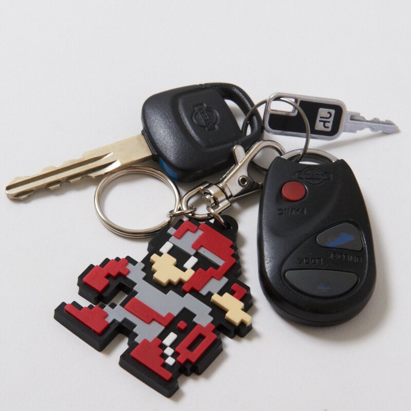 Mega Man 10 Proto Man 8-Bit PVC Keychain