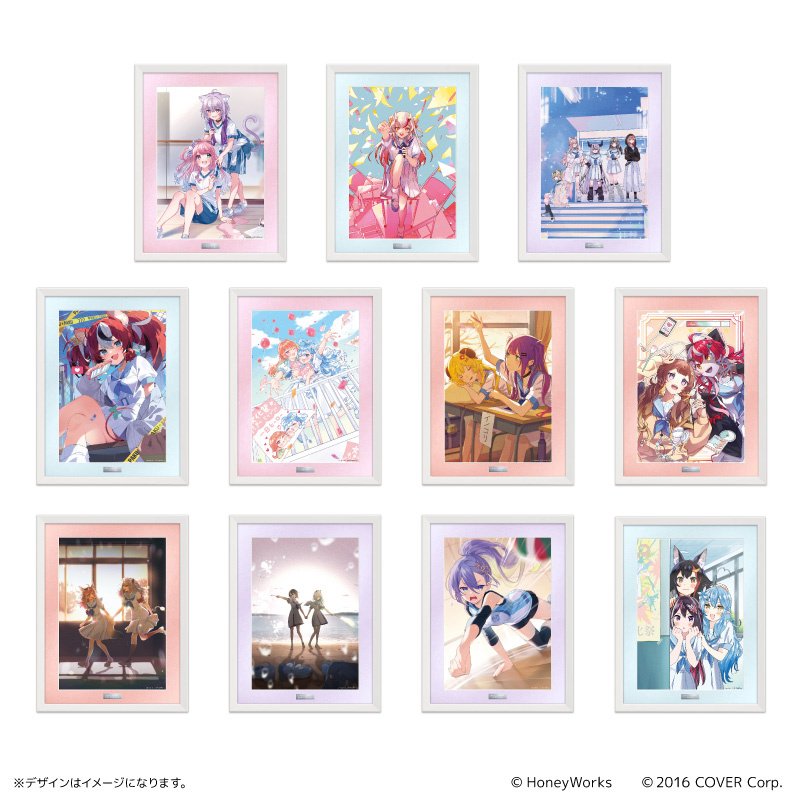 hololive × HoneyWorks Reproduction Art Print: HoneyWorks - Tokyo