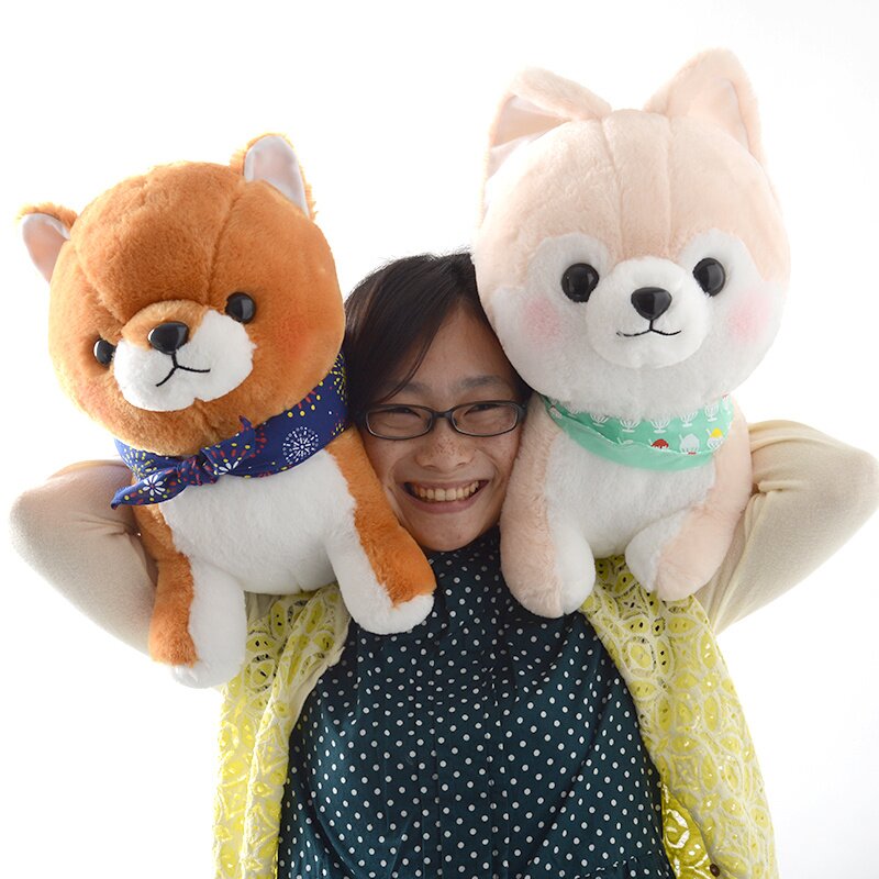Mameshiba San Kyodai Summer Vacation Plush Dog Collection (Big